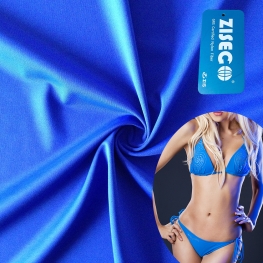 Shiny knit recycled nylon spandex jersey fabric 180gsm for underwear sportswear swimwear