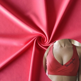Smooth single jersey nylon spandex 150gsm sports fabric for women T shirt,sport bra,shorts