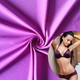 Circular knitted soft superfine polyamide elastane cool feel underwear fabric