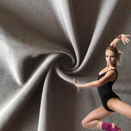 270gsm recycled nylon 82 full dull smooth spandex 18 back loop high elastic weft knitted French Terry leggings fabric