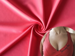 Smooth single jersey nylon spandex 150gsm sports fabric for women T shirt,sport bra,shorts